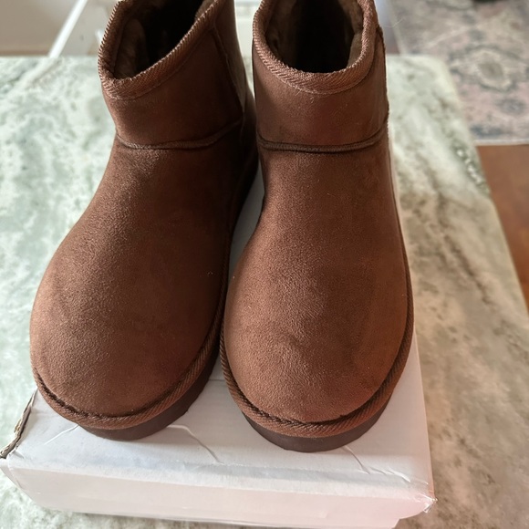 Ultra mini platform cozy boots - Picture 2 of 4